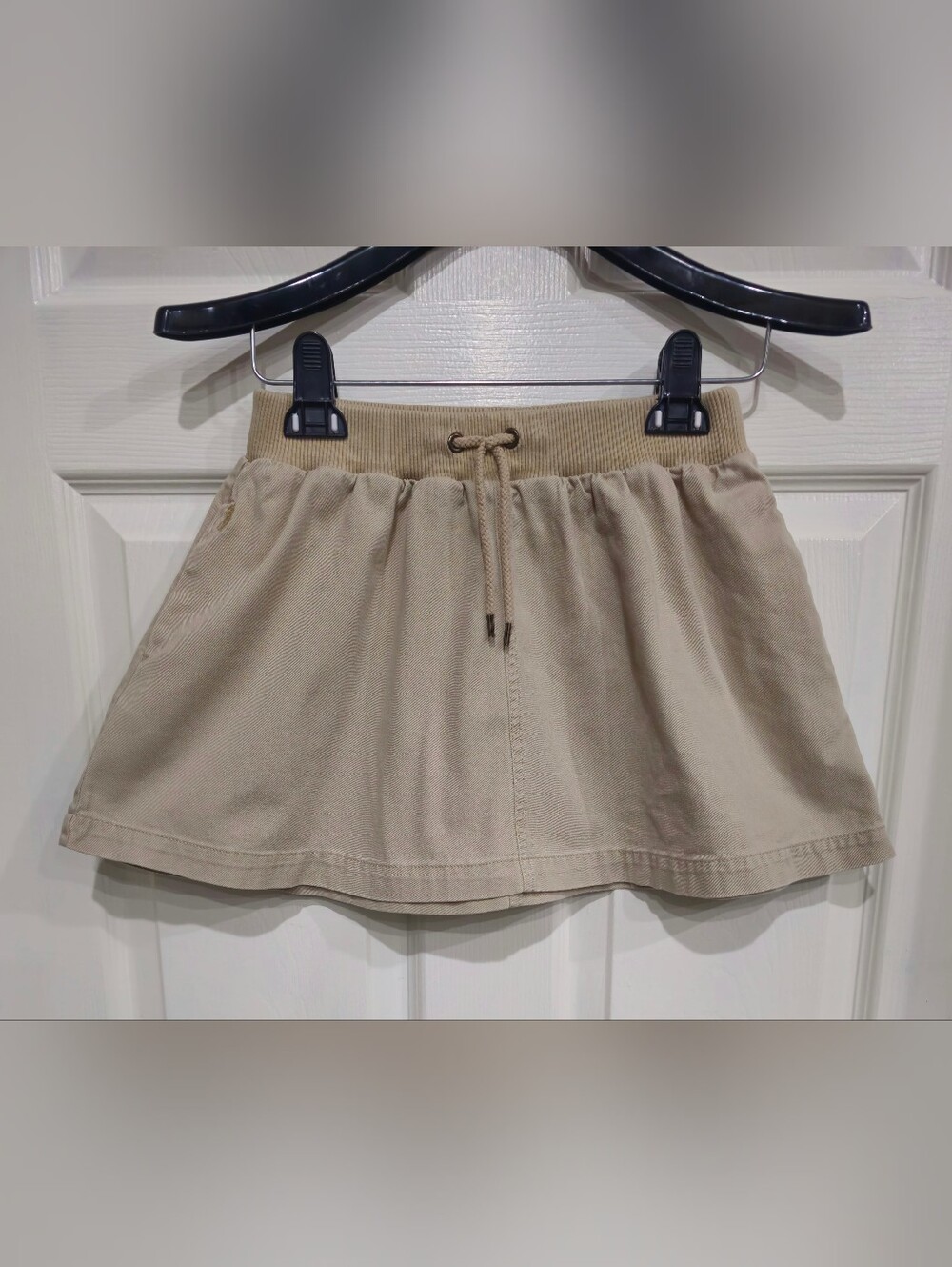 Polo by Ralph Lauren Beige Drawstring Skirt